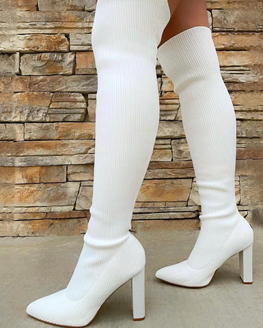 Botas LUCIENE (blanco ) - Bombshell 