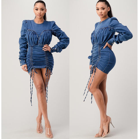 Vestido denim JULIANNA - Bombshell 