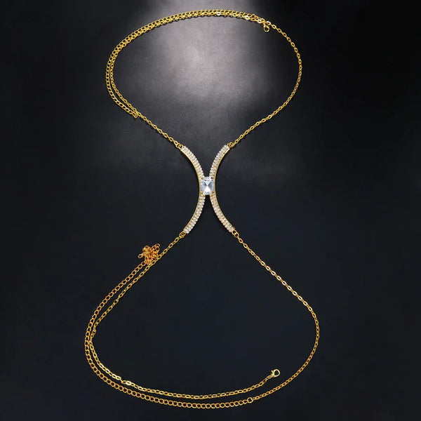 Bra chain glitz (gold) – Bombshell